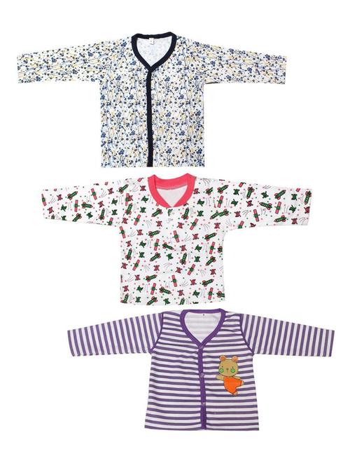 pack of 3 boys printed long sleeves t-shirt - 20570204 - Very Small Image - 1