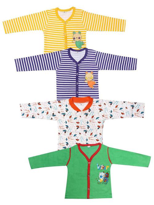 pack of 4 - multi colored cotton blend t-shirts - 20570219 - Very Small Image - 1