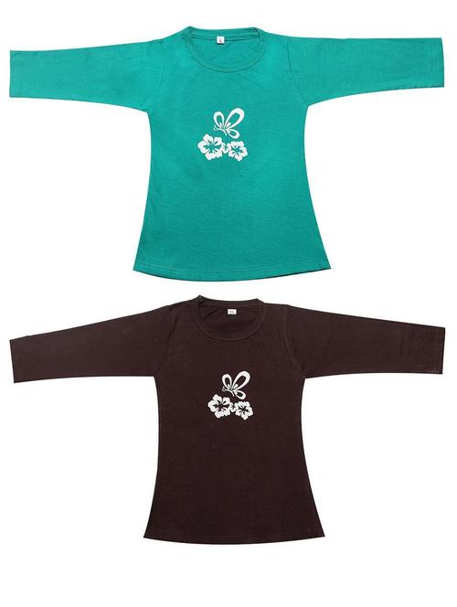 girls pack of 2 graphic regular tee - 20570462 - Very Small Image - 1