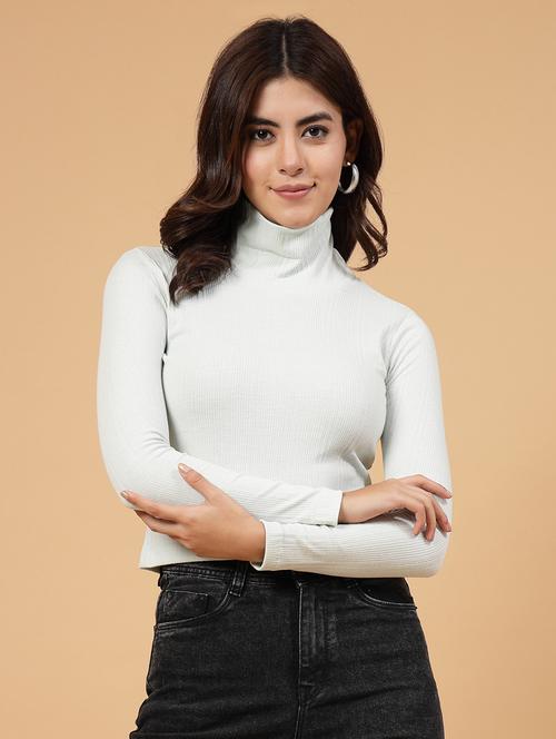 green cotton crop top - 20570623 - Very Small Image - 1