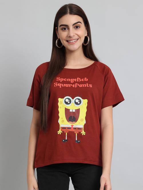 women front print short sleeves t-shirt - 20571446 - Very Small Image - 1