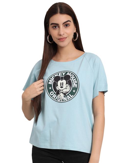 women front print short sleeves t-shirt - 20571543 - Very Small Image - 1