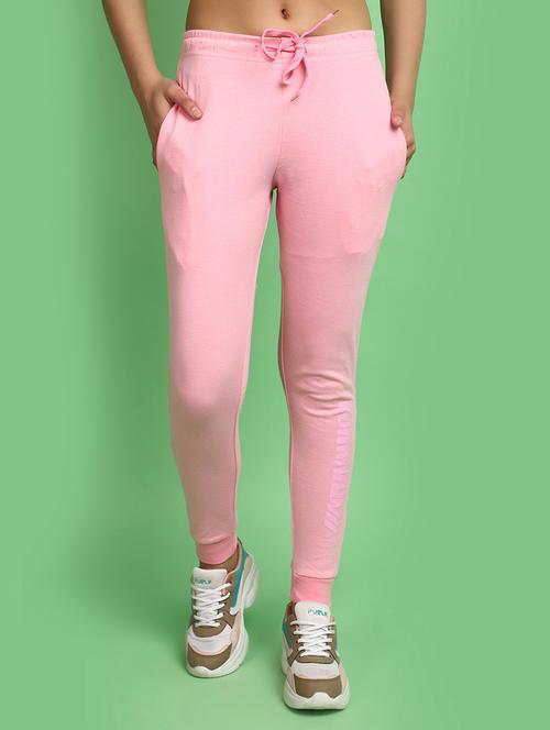 pink cotton joggers - 20572238 - Very Small Image - 1