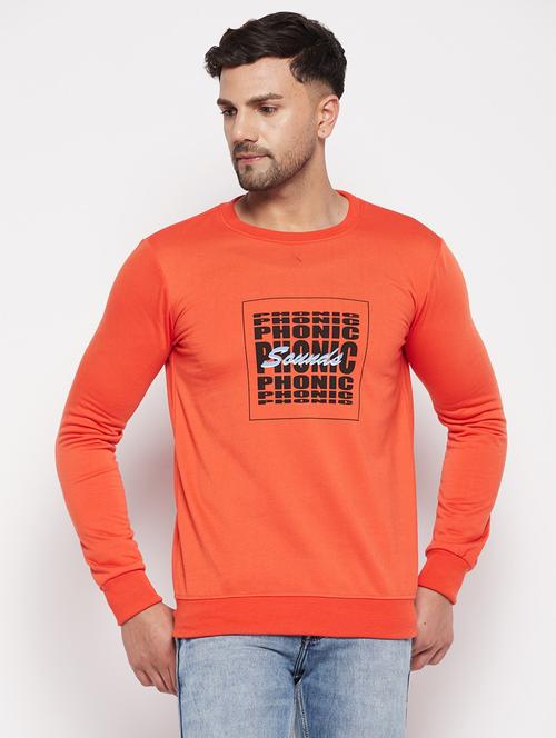 men chest print long sleeves sweatshirt - 20572844 - Very Small Image - 1