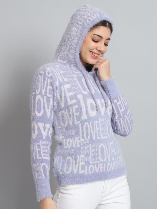lavender wool pullover - 20572990 - Very Small Image - 1