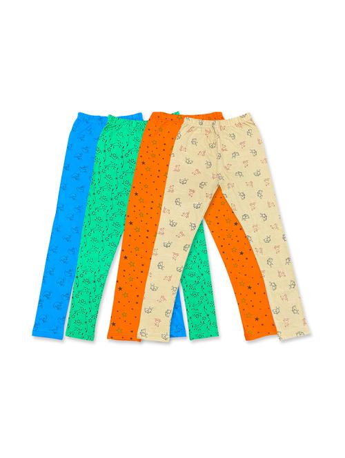 girls pack of 4 multi colored legging - 20574047 - Very Small Image - 1