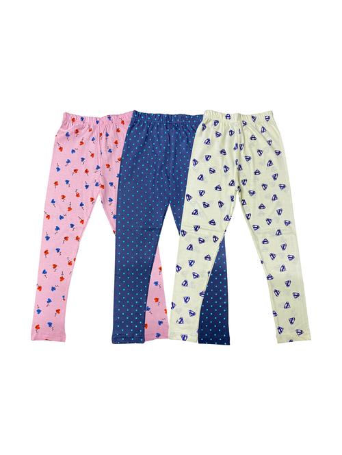 girls pack of 3 cotton legging - 20574326 - Very Small Image - 1