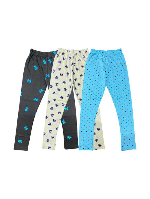 girls pack of 3 cotton legging - 20574330 - Very Small Image - 1