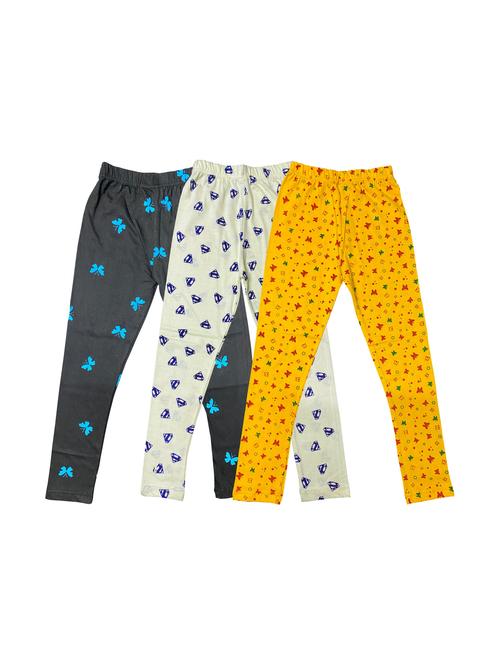 girls pack of 3 cotton legging - 20574332 - Very Small Image - 1