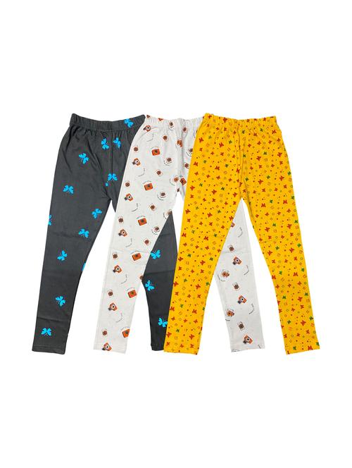 girls pack of 3 cotton legging - 20574334 - Very Small Image - 1