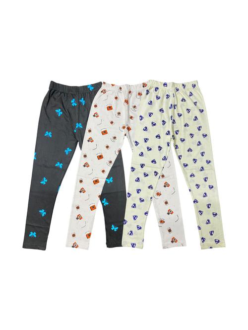 girls pack of 3 cotton legging - 20574335 - Very Small Image - 1