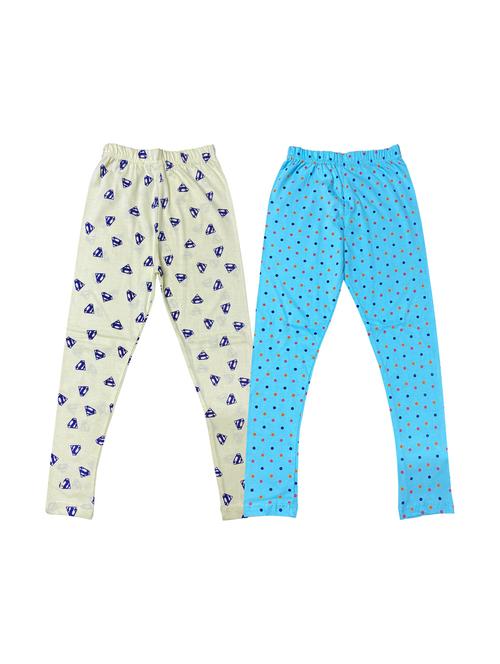 girls pack of 2 cotton legging - 20574350 - Very Small Image - 1