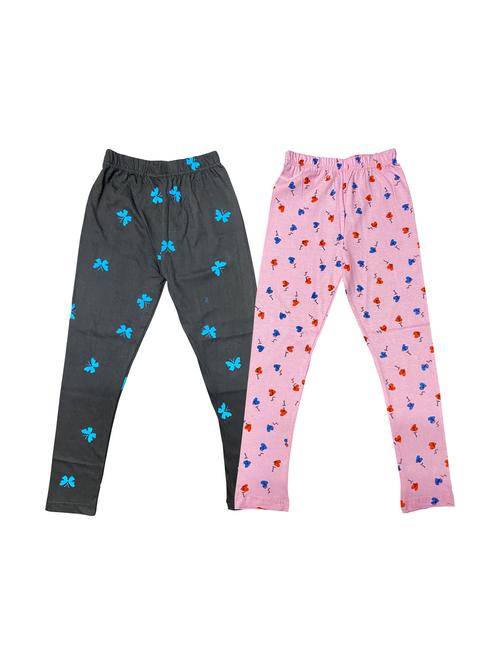 girls pack of 2 cotton legging - 20574367 - Very Small Image - 1