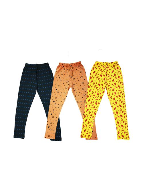 girls pack of 3 cotton legging - 20574388 - Very Small Image - 1