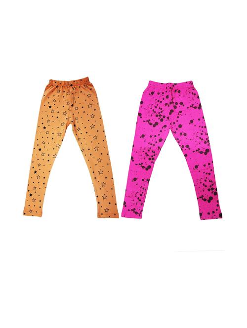 girls pack of 2 cotton legging - 20574413 - Very Small Image - 1