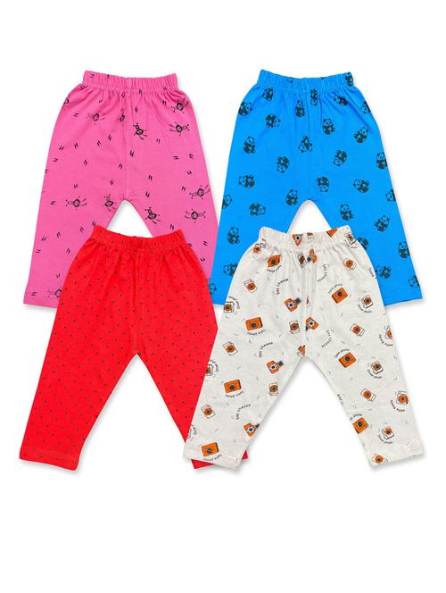 girls set of 4 multi color printed leggings - 20574860 - Very Small Image - 1
