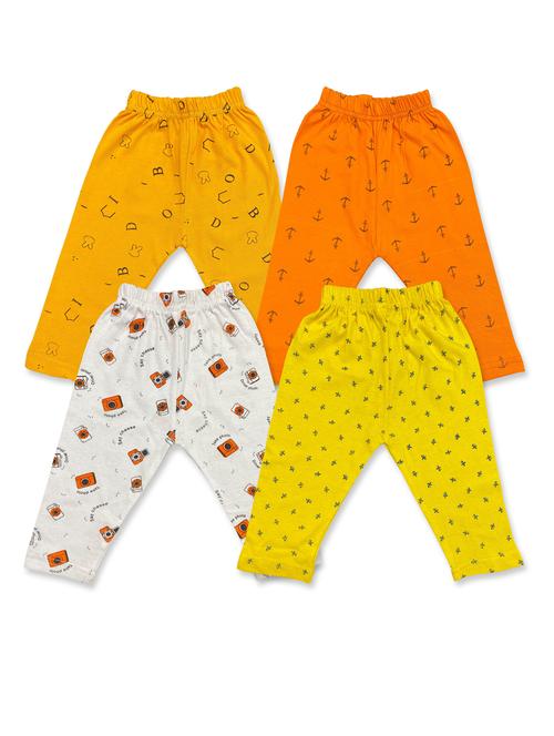 girls set of 4 multi color printed leggings - 20574873 - Very Small Image - 1