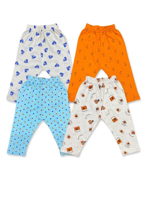girls set of 4 multi color printed leggings - 20574875 - Very Small Image - 1