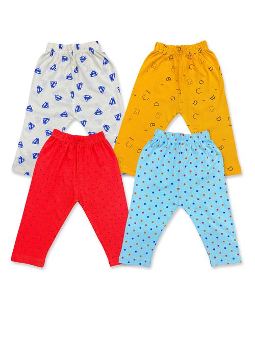 girls set of 4 multi color printed leggings - 20574884 - Very Small Image - 1