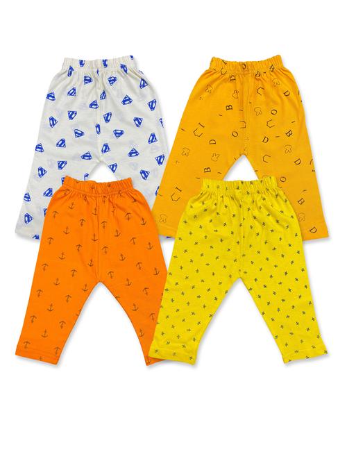 girls set of 4 multi color printed leggings - 20574885 - Very Small Image - 1