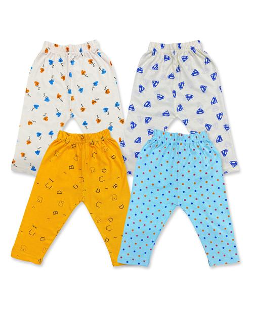 girls set of 4 multi color printed leggings - 20574911 - Very Small Image - 1