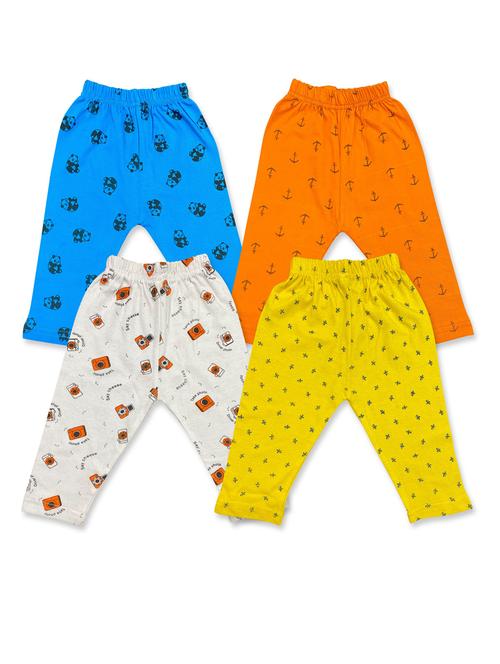 girls set of 4 multi color printed leggings - 20574918 - Very Small Image - 1