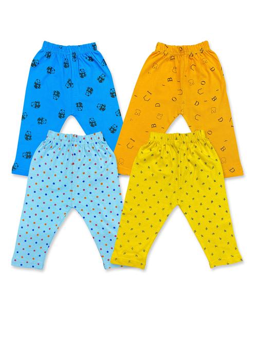 girls set of 4 multi color printed leggings - 20574925 - Very Small Image - 1