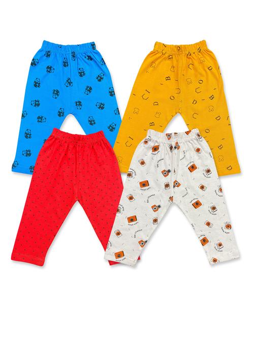 girls set of 4 multi color printed leggings - 20574928 - Very Small Image - 1