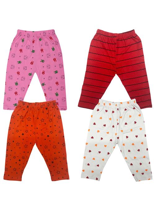 girls pack of 4 printed leggings - 20575102 - Very Small Image - 1
