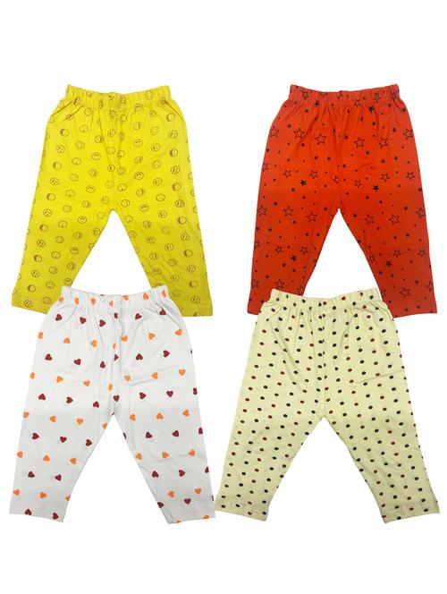 girls pack of 4 cotton legging - 20575136 - Very Small Image - 1