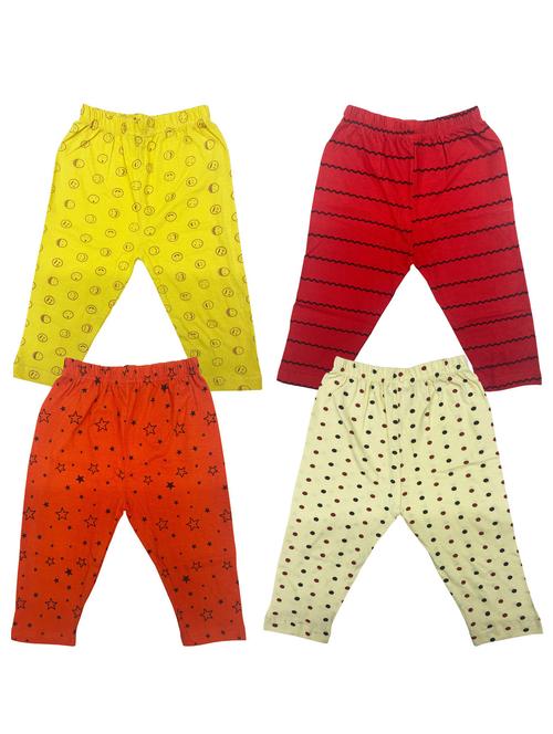 girls set of 4 multi color printed leggings - 20575217 - Very Small Image - 1