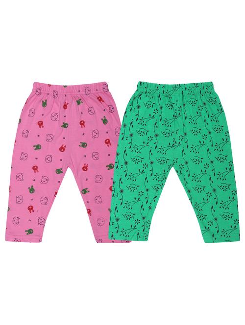 girls pack of 2 cotton leggings - 20575287 - Very Small Image - 1