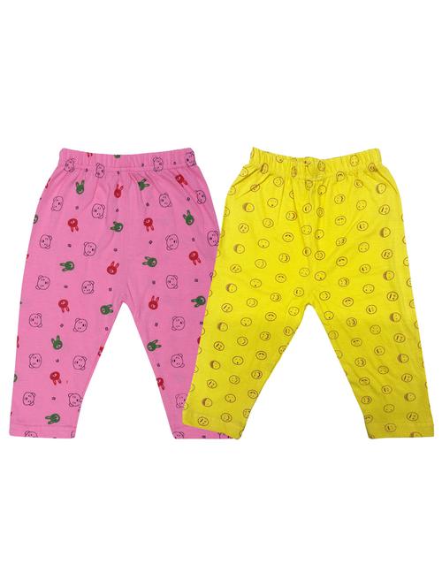 girls pack of 2 cotton leggings - 20575296 - Very Small Image - 1