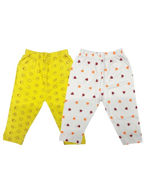 girls pack of 2 cotton leggings - 20575318 - Very Small Image - 1