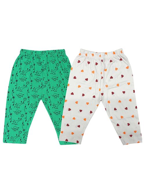 girls pack of 2 cotton leggings - 20575319 - Very Small Image - 1