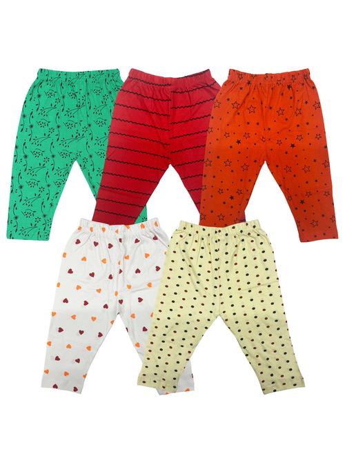 pack of 5 - multi colored cotton leggings - 20575484 - Very Small Image - 1