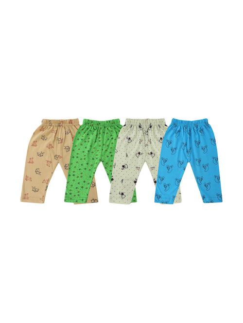 girls set of 4 printed multi coloured leggings - 20575575 - Very Small Image - 1