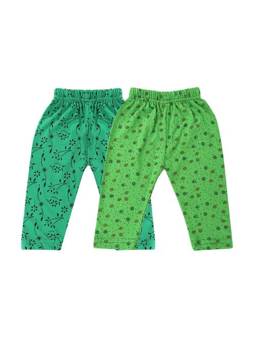 girls set of 2 printed multi coloured leggings - 20575685 - Very Small Image - 1