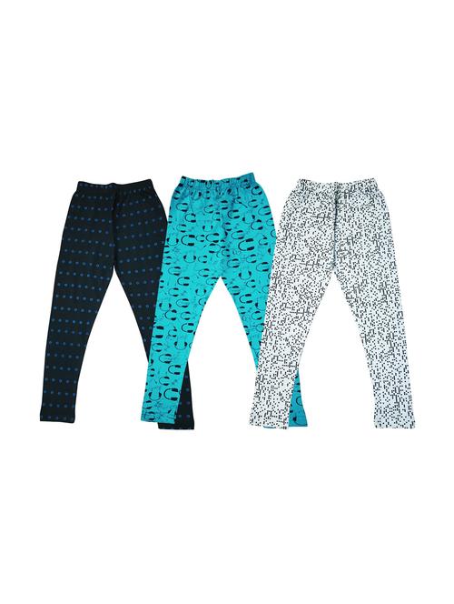 pack of 3 girls printed leggings - 20577552 - Very Small Image - 1