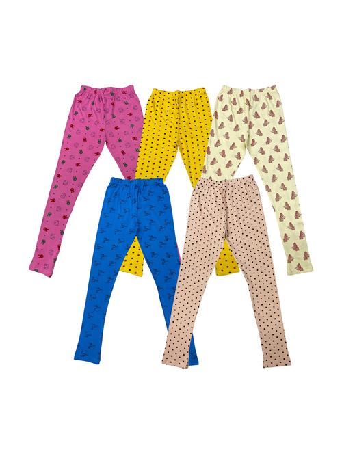 pack of 5 girls printed leggings - 20577671 - Very Small Image - 1