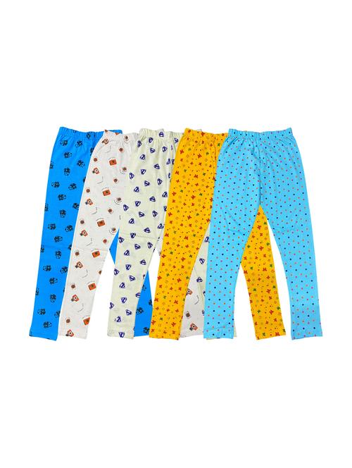 pack of 5 girls printed leggings - 20577699 - Very Small Image - 1