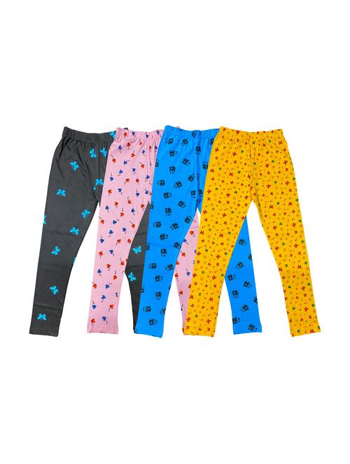 pack of 4 girls printed leggings - 20577746 - Very Small Image - 1