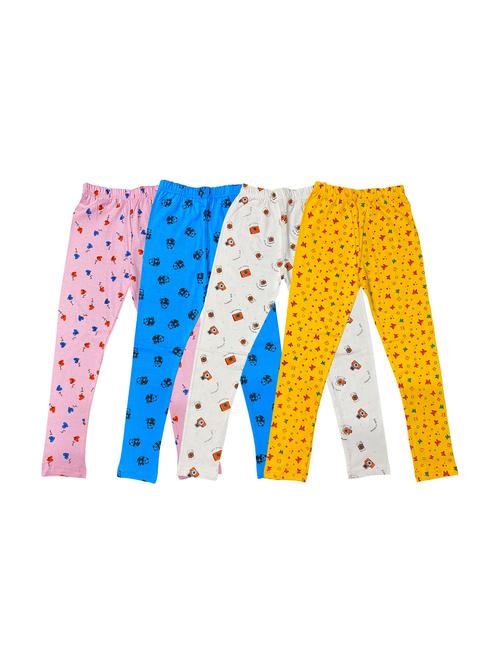 pack of 4 girls printed leggings - 20577773 - Very Small Image - 1