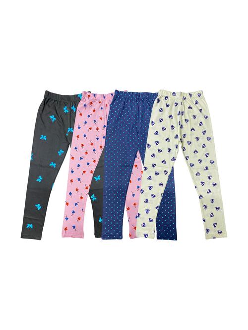 pack of 4 girls printed leggings - 20577790 - Very Small Image - 1