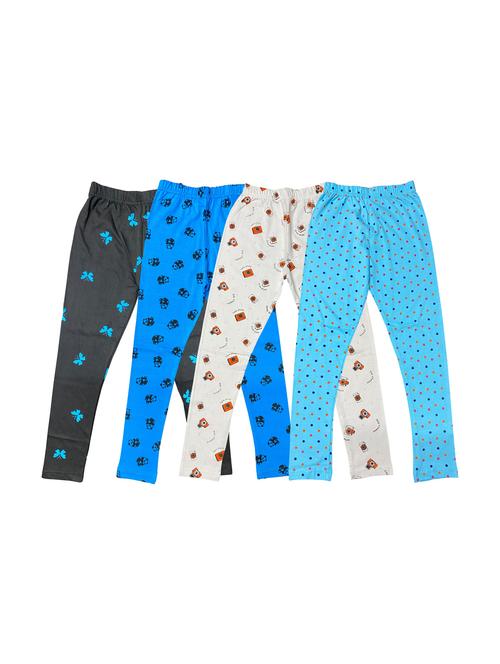 pack of 4 girls printed leggings - 20577792 - Very Small Image - 1
