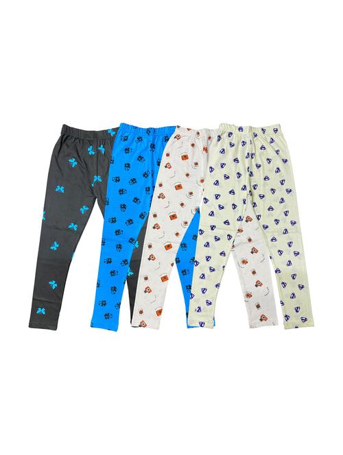 pack of 4 girls printed leggings - 20577794 - Very Small Image - 1