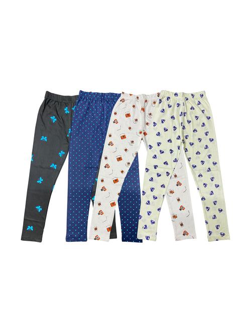 pack of 4 girls printed leggings - 20577800 - Very Small Image - 1