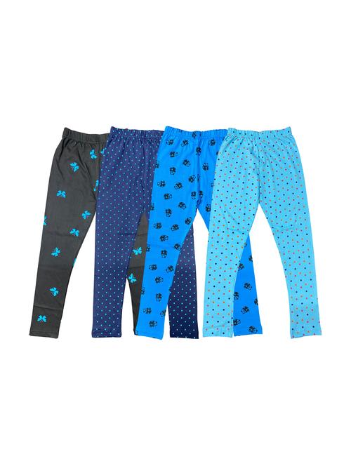 pack of 4 girls printed leggings - 20577802 - Very Small Image - 1
