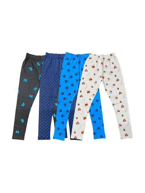 pack of 4 girls printed leggings - 20577805 - Very Small Image - 1