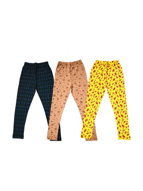 pack of 3 girls printed leggings - 20577869 - Very Small Image - 1